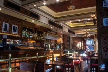 Beautiful interior of modern bar