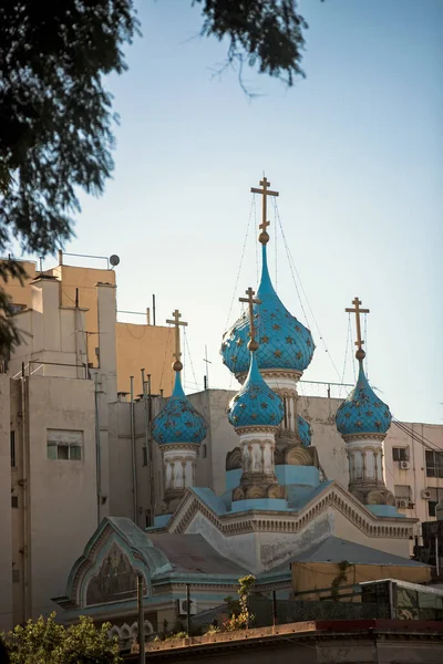 Orthodox Church City Sunny Day — Stockfoto