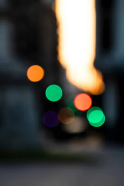 Blurred Bokeh Background Defocused Lights — Zdjęcie stockowe