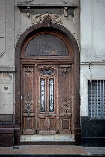 Big door of old house
