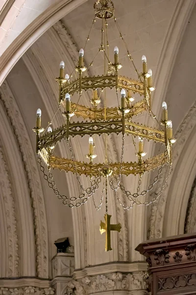 Interior Church Beautiful Lantern — Stok fotoğraf