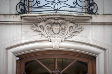 Buenos Aires 'teki eski binanın ön cephesi.