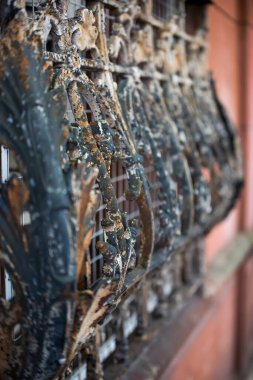 Buenos Aires 'teki eski binanın ön cephesi.