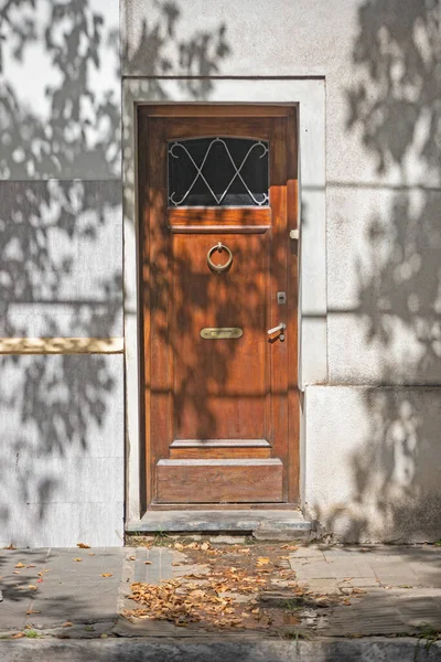 Old Wooden Door Building — Stock Photo, Image