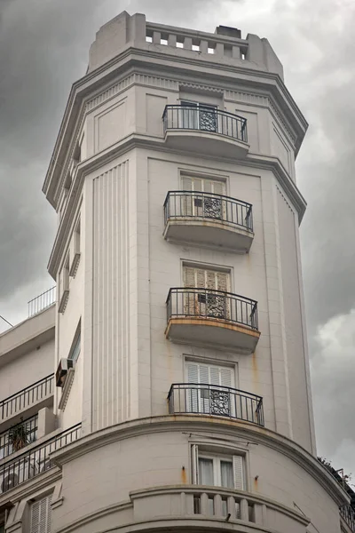 Bottom View Building Facade — Stock Photo, Image
