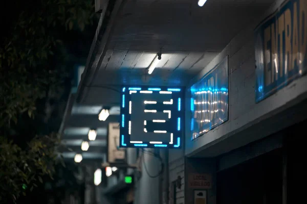 Licht Nachts Straat — Stockfoto