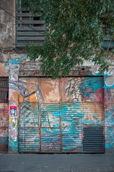 Colorful Graffiti Wall City — Stock Photo, Image