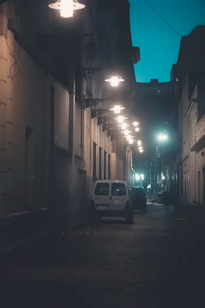 Widok Nocny Miasto — Zdjęcie stockowe