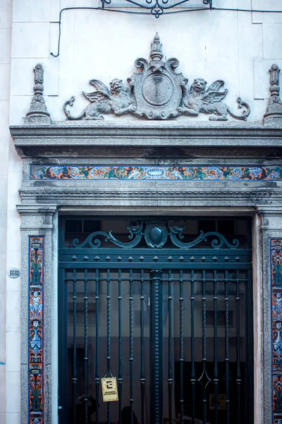 Puerta Antigua Vintage Ciudad — Foto de Stock