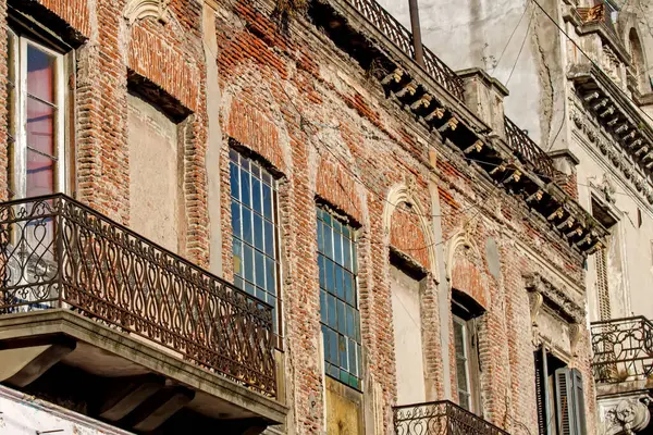 Gamla Byggnadens Fasad Buenos Aires Argentina — Stockfoto