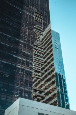 Rio de Janeiro 'daki modern ofis binaları, gündüz görüşü.