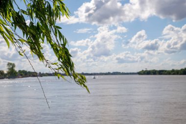 Kiev Dnieper Nehri görünümünü