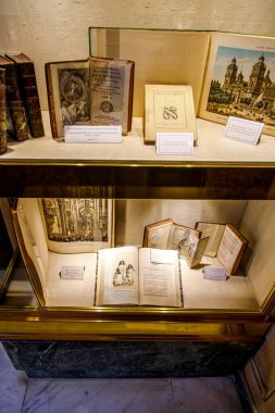 Roma, İtalya - Eylül 2, 0, 2 0 1 9: Roma Müzesinin İçi.