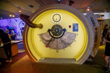 Centro Cultural de la Ciencia 'daki mekanizma, Bilim Müzesi, Buenos Aires, Arjantin 