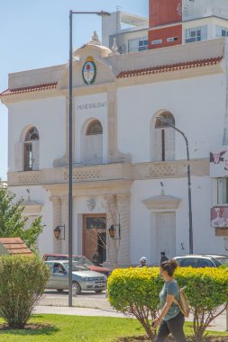 İspanya 'nın güneyindeki Malaga şehrinin manzarası