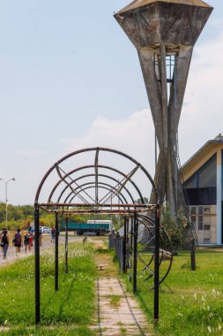 Buenos Aires 'teki beton anıt, Arjantin