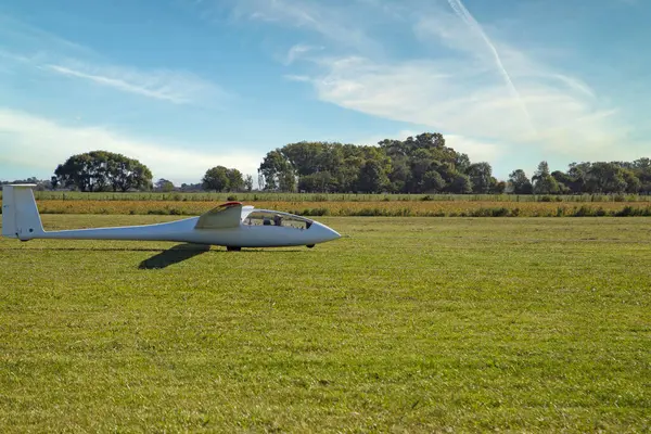 stock image BUENOS AIRES, ARGENTINA - April 18, 2023: Glider airplane preparing for flight