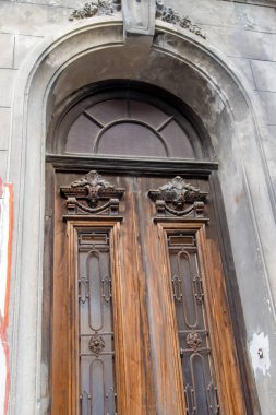 Rio De Janeiro 'daki Evdeki Eski Ahşap Kapı