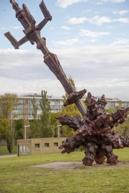 Rio De Janeiro 'da paslı heykel