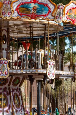 Buenos Aires, Arjantin - 2 Eylül 2019: Buenos Aires Atlıkarınca.