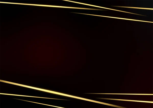 Luxury background. Luxury abstract gold line banner presentation dark background. vector illustration.