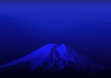 View background. Fuji mountain abstract blue sky landscape natural background. vector illustration.