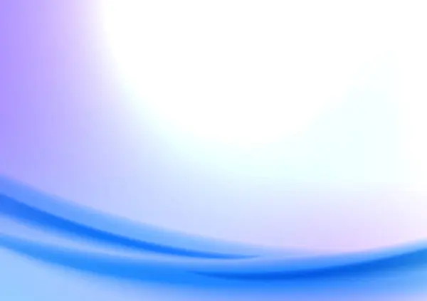 Gradient Soft Smooth Blue Wave Curve Minimal Line Pastel Background — Stockvektor