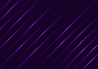 Mor çizgi gradyanı modern tasarım şablonu arka planı. Vektör çizimi. Soyut tasarım.