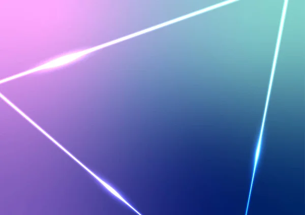 Абстрактний Стиль Абстрактний Рожевий Градієнт Пастельного Банерного Трикутника Неонова Світлова — стоковий вектор