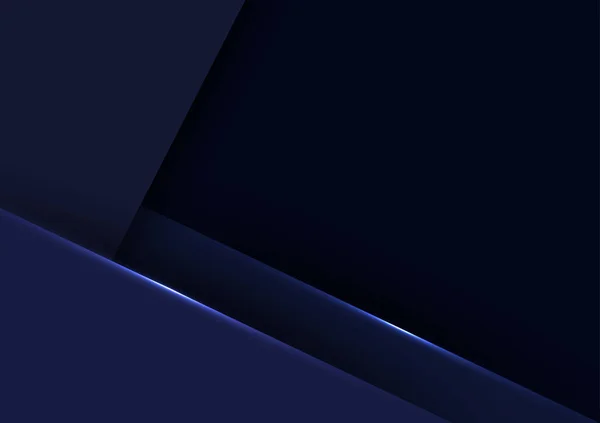 Сучасний Стиль Рамки Презентації Темно Синьої Лінії Фону Векторна Ілюстрація — стоковий вектор