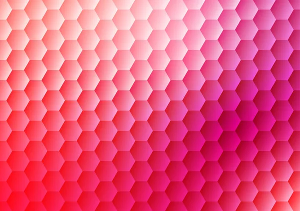 Abstrait Dégradé Rose Hexagone Motifs Décorations Ligne Moderne Style Vectoriel — Image vectorielle