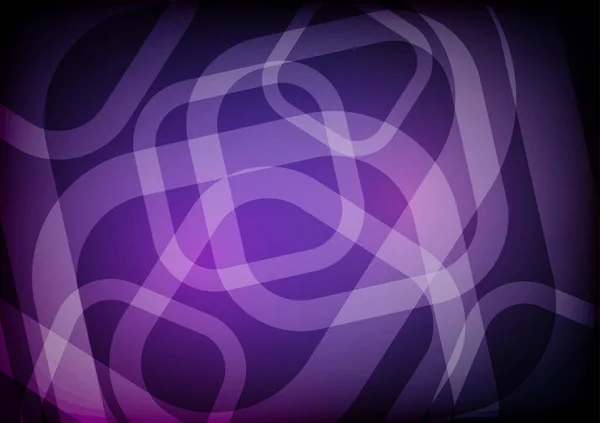 Lignes Abstraites Désordonnées Chaos Symétrie Violet Fond Sombre Illustration Vectorielle — Image vectorielle