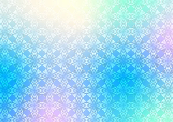Vortex Circle Pattern Line Blue Gradient Dynamische Darstellung Bedeckt Hintergrund — Stockvektor