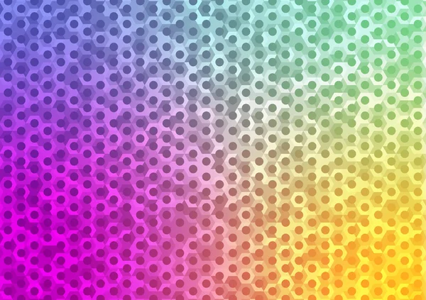 Futurystyczna Prezentacja Kolorowy Wzór Kropki Geometryczne Tło Światła Ilustracja Wektora — Wektor stockowy