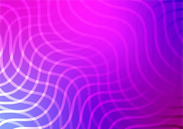 Абстрактна Динамічна Лінія Графічного Декорування Шару Фіолетового Фону Векторна Ілюстрація — стоковий вектор