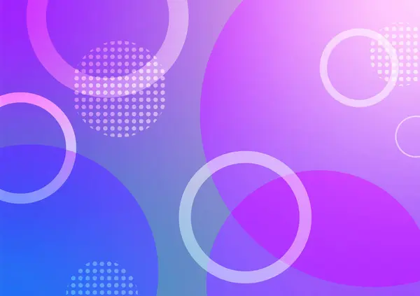 Línea Burbuja Círculo Púrpura Fondo Presentación Dinámica Abstracta Ilustración Vectorial — Vector de stock