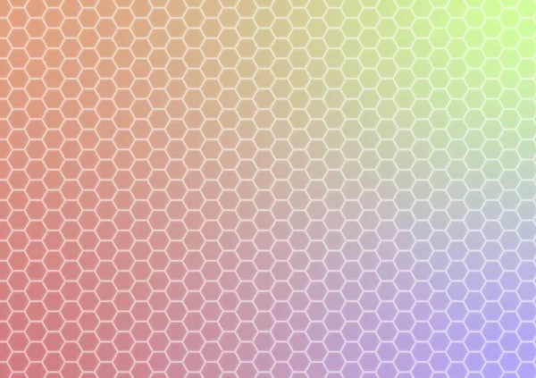 Résumé Gradient Hexagone Motif Géométrique Couverture Arrière Plan Présentation Illustration — Image vectorielle