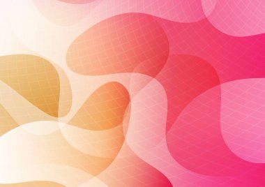 Soyut renkli dalga kareleri desenli pankart sunum dekorasyonu arka planı. vektör illüstrasyonu.