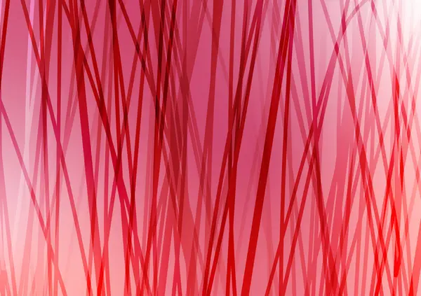 抽象動的赤パターン乱雑な線グラフィック表現の背景 ベクターイラスト — ストックベクタ