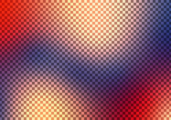 Schwarz Weiße Quadratische Muster Tabelle Roter Farbverlauf Banner Hintergrund Vektorillustration — Stockvektor
