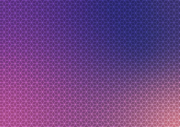 Geometrische Quadratische Muster Licht Licht Netzdekoration Deckel Hintergrund Vektorillustration — Stockvektor