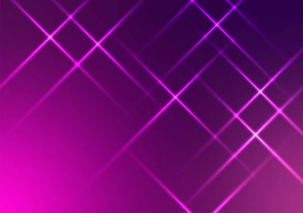 Фиолетовый Лазерный Свет Линии Чистой Геометрический Слой Покрытия Фона Векторная — стоковый вектор