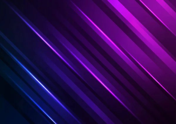 アブストラクト技術暗紫色の空間表現の背景 ベクターイラスト — ストックベクタ