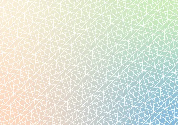 Εξάγωνο Μοτίβο Γραμμή Πράσινη Κλίση Καλύψει Φόντο Banner Εικονογράφηση Διανύσματος — Διανυσματικό Αρχείο