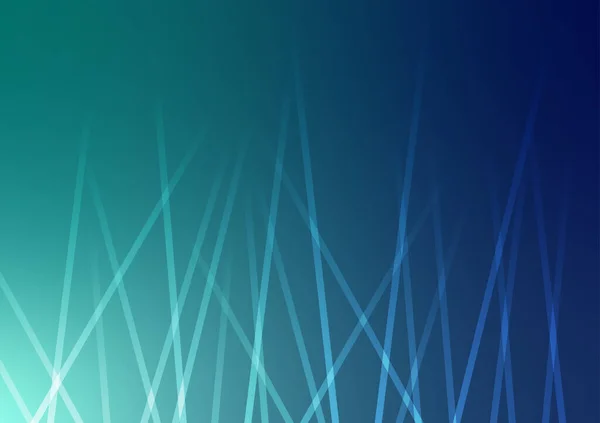 Ligne Lumineuse Abstraite Fond Bannière Présentation Bleu Foncé Illustration Vectorielle — Image vectorielle
