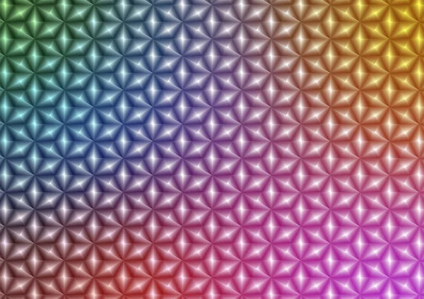 Geometrische Abstrakte Dreieck Muster Diamanttapete Metallhintergrund Vektorillustration — Stockvektor