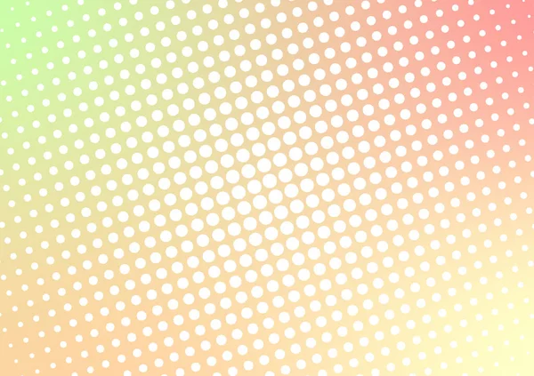 Résumé Gradient Coloré Point Motif Cercle Présentation Arrière Plan Illustration — Image vectorielle