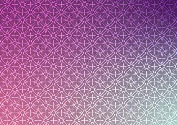 Чарівний Фіолетовий Коло Зірка Візерунок Лінії Градієнт Трикутника Дизайн Фон — стоковий вектор