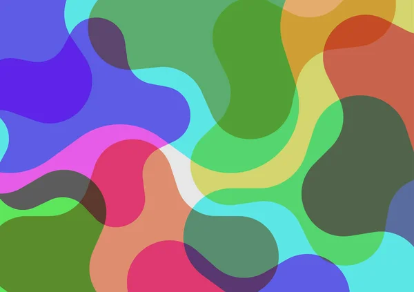 Renkli soyut şirin tasarım geometrik çizgi pürüzsüz risograf arkaplan. vektör illüstrasyonu.
