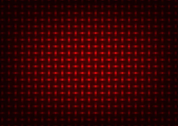 Rotes Metallnetz Modernen Stil Zaun Weben Muster Starken Hintergrund Vektorillustration — Stockvektor